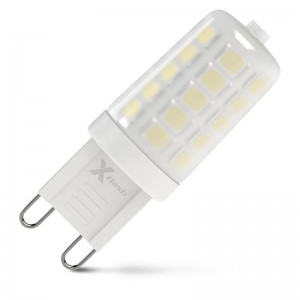 Лампа X-flash G9 3.3W 230V желтый свет, матовая
