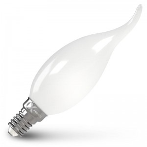 Лампа X-flash CA35 E14 4W 230V белый свет, матовая, филамент