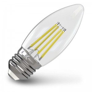 Лампа X-flash C35 E27 4W 230V желтый свет