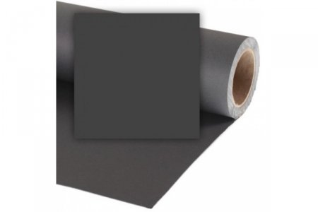 Фон Colorama Black, бумажный, 2.72x11м, черный (LL CO168)