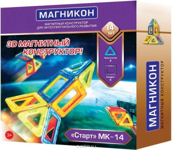 Конструктор МАГНИКОН Новичок МК-14 Старт