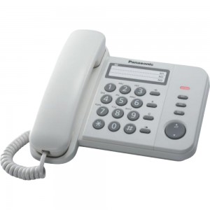 Телефон проводной Panasonic KX-TS2352RUW White