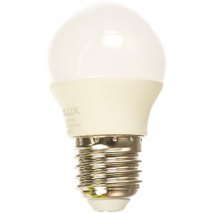 Электрическая светодиодная лампа Ergolux LED-G45-7W-E27-6K Шар (12877)