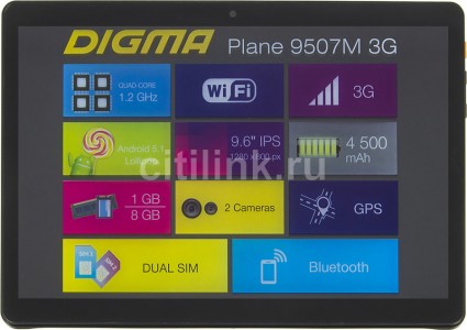 Планшет Digma Plane 9507M 3G