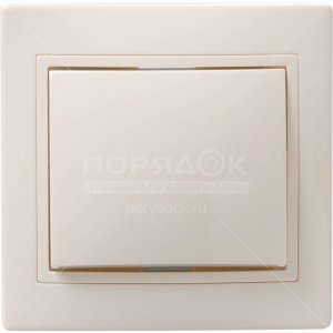 Одноклавишный выключатель Iek КВАРТА (EVK10-K33-10-DM)
