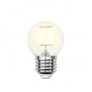 Лампа светодиодная Uniel Led-g45-6w/ww/e27/fr pls02wh 10шт
