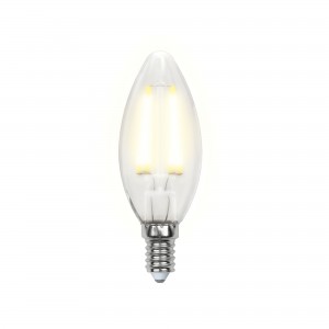 Лампа светодиодная Uniel Led-c35-6w/ww/e14/fr pls02wh 10шт