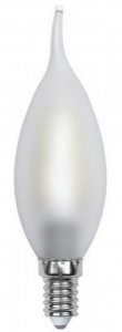 Лампа светодиодная Uniel LED-CW35-6W/WW/E14/FR PLS02WH