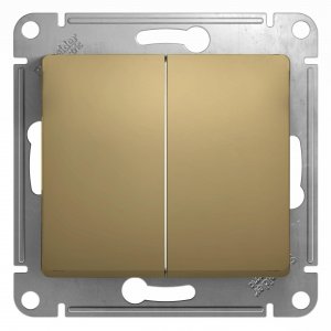 Двухклавишный механизм переключателя Schneider Electric Gsl000465 glossa (GSL000465)