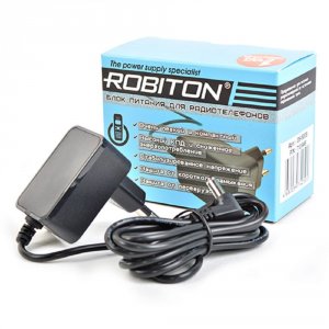 Угловой адаптер-блок питания Robiton ROBITON ID6-500S 6V-0.5A 5.5x2.1 угловой (-) (15693)