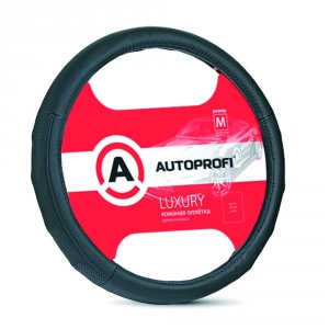 Оплетка руля Autoprofi Luxury (AP-1030 BK BK M)