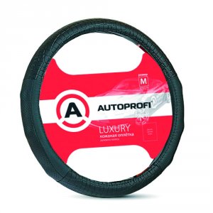 Оплетка руля Autoprofi Ap-1040 bk (m) (AP-1040 BK M)