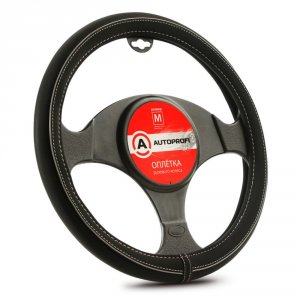 Оплетка руля Autoprofi AP-2020 BK GY M (AP-2020 BK/GY (M))