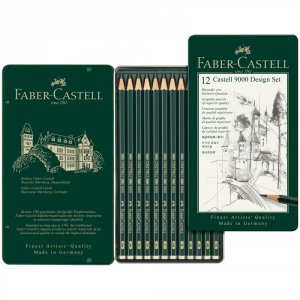 Набор чернографитных карандашей Faber-Castell Castell 9000 Design Set (119064)
