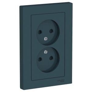 Двойная розетка Schneider Electric AtlasDesign (ATN000822)