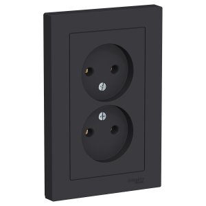 Двойная розетка Schneider Electric AtlasDesign (ATN001020)