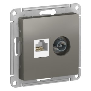 Двойная розетка Schneider Electric AtlasDesign (ATN000989)