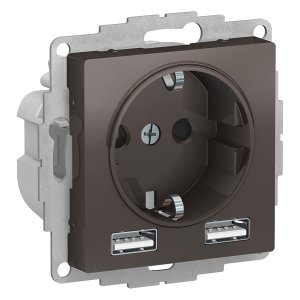 Комбинированная розетка Schneider Electric AtlasDesign (ATN000630)