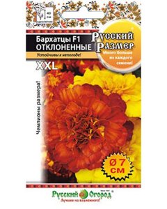 Отклоненные бархатцы семена Русский Огород F1 Русский размер, (772146)