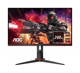Монитор AOC 24G2ZU 23.8" (черно-красный)
