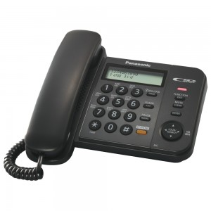 Телефон проводной Panasonic KX-TS2356RUB Black
