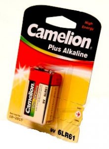 Батарейка Camelion Plus Alkaline Крона 9V 6LF22 (6LR61) BL-1, 1 шт.