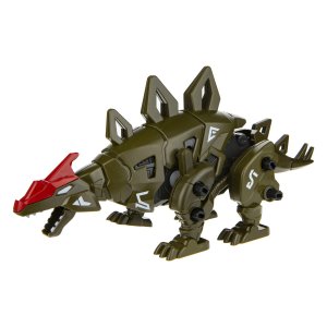 Сборная модель 1Toy Робо-стегозавр, зеленый, 49 деталей, коробка 28*8*21 см, движение, звук
