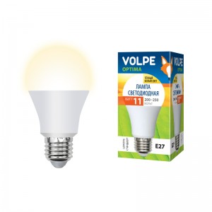Лампа светодиодная Volpe Volpe led-a60-11w/ww/e27/fr/o