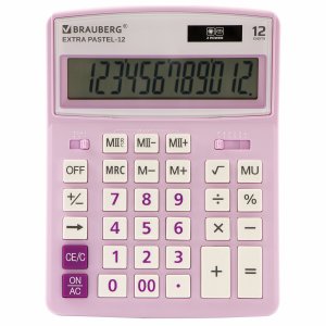 Калькулятор BRAUBERG EXTRA PASTEL-12-PR (250489)