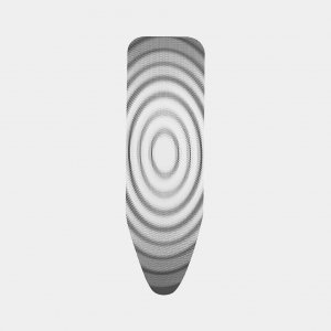 Чехол для гладильной доски Brabantia "Титановые круги", 124х45 см (132568)