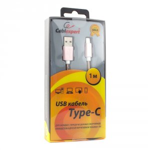 Кабель Cablexpert Gold (CC-G-USBC02Cu-1M)