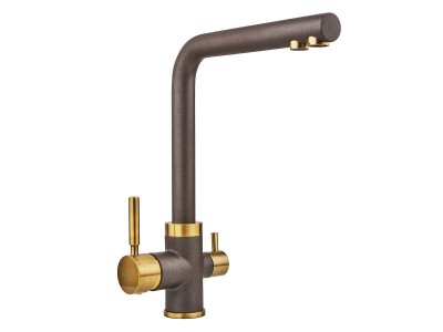 Смеситель Longran Sprint universal Marone granite (LM2194 - 93 BR)