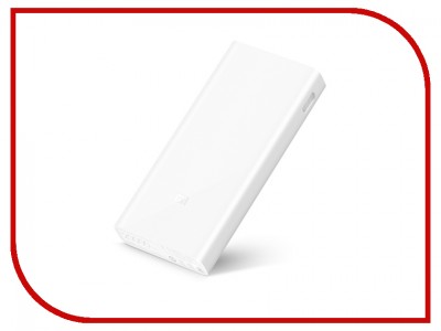 Аккумулятор Xiaomi Аккумулятор Xiaomi, Li-Pol, 20000 мАч, белый (портативный)