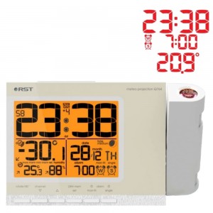 Часы проекционные с термометром Rst 32764