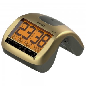 Часы электронные с термометром Rst 88118 Gold