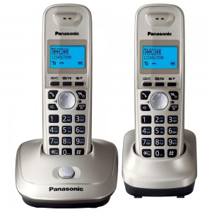 Телефон беспроводной DECT Panasonic KX-TG2512RUN Platin