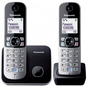 Телефон беспроводной DECT Panasonic KX-TG6812 Black