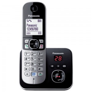 Телефон беспроводной DECT Panasonic KX-TG6821 Black