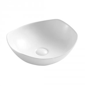 Овальная накладная умывальник-чаша Ceramica Nova Element 42 CN5017 Белая