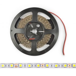 Гибкая светодиодная лента Uniel ULS-M22-5050-30LED/m-10mm-IP20-DC12V-7,2W/m-5M-4000K PROFI 12V открытые (UL-00004369)