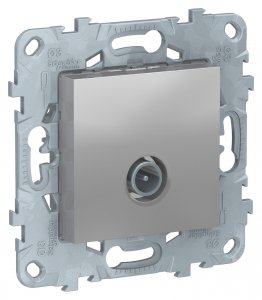Розетка tv Schneider Electric UNICA NEW алюминий (1240022)