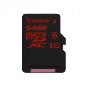 Карта памяти micro SDXC Kingston SDCA3/64GBSP Class 10 64Gb