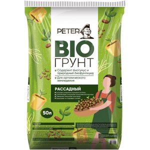 Грунт для рассады Peter Peat BIO 50 л