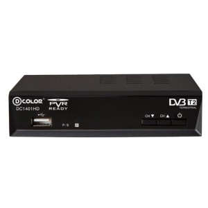 Цифровая ТВ приставка D-Color DC1401HD Black