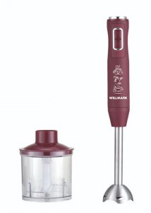 Блендер погружной Willmark WHB-1250PS бордовый