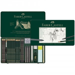 Набор чернографитных карандашей Faber-Castell Набор графита PITT Monochrome Set (112974)