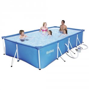 Каркасный бассейн BestWay Steel Pro (синий)
