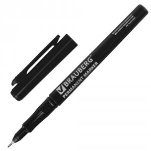 Перманентный маркер BRAUBERG Super Slim (151632)