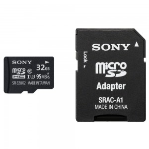 Карта памяти micro SDHC Sony SR32UX2AT Class 10 32Gb