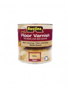 Акриловый лак для пола Rustins Q/D Floor Varnish Satin Light Oak (3171)